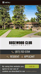 Mobile Screenshot of liveatrosewoodclub.com